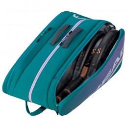 Head Tour Padel Racketbag GROEN/PAARS '24 (AANBIEDING)