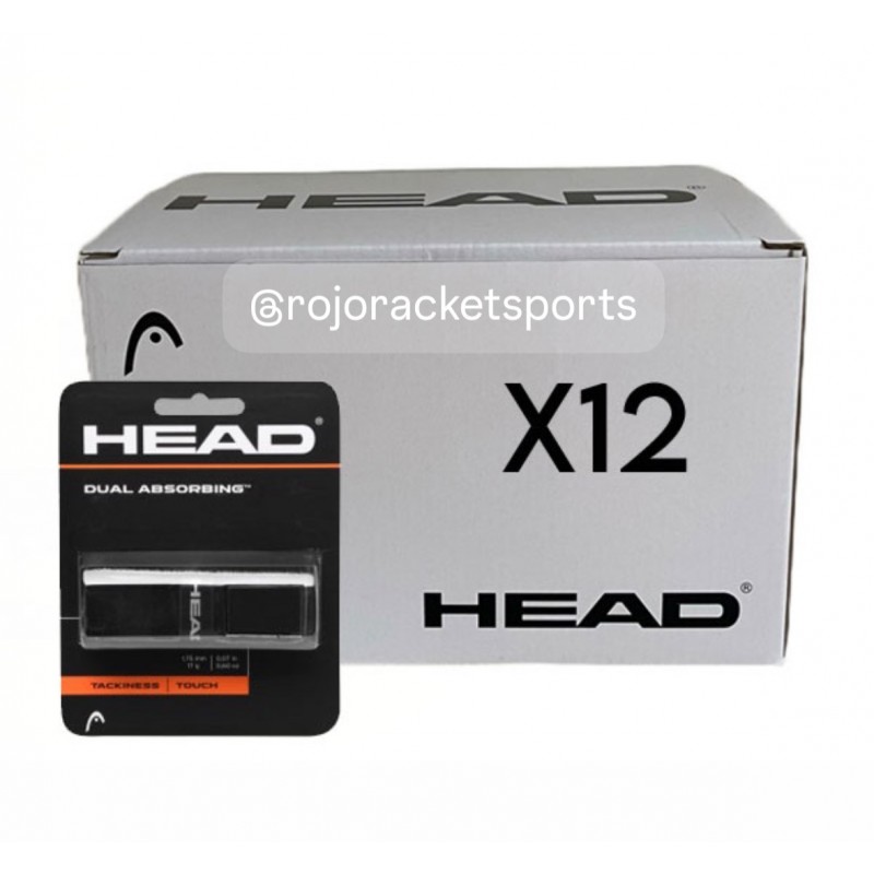 HEAD DUAL ABSORBING x12 ZWART