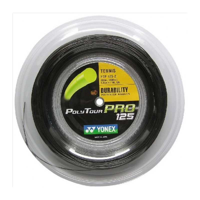 YONEX POLY TOUR PRO 200m ZWART