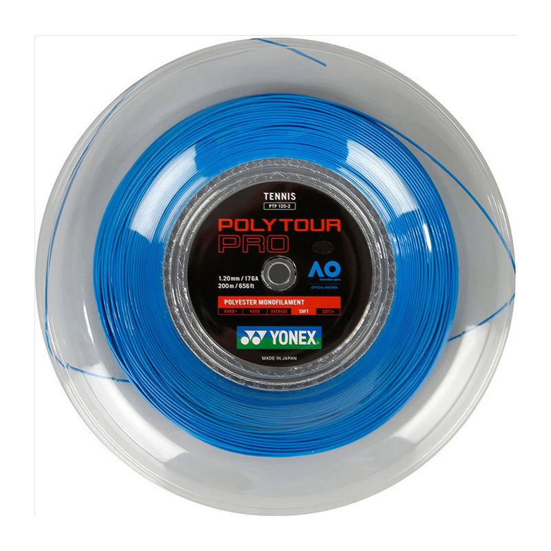 YONEX POLY TOUR PRO 200m BLAUW