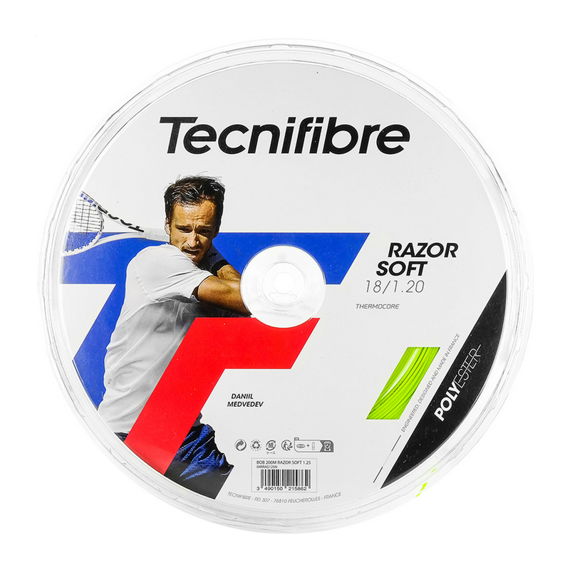 TECNIFIBRE RAZOR code SOFT 200m FLUO GROEN