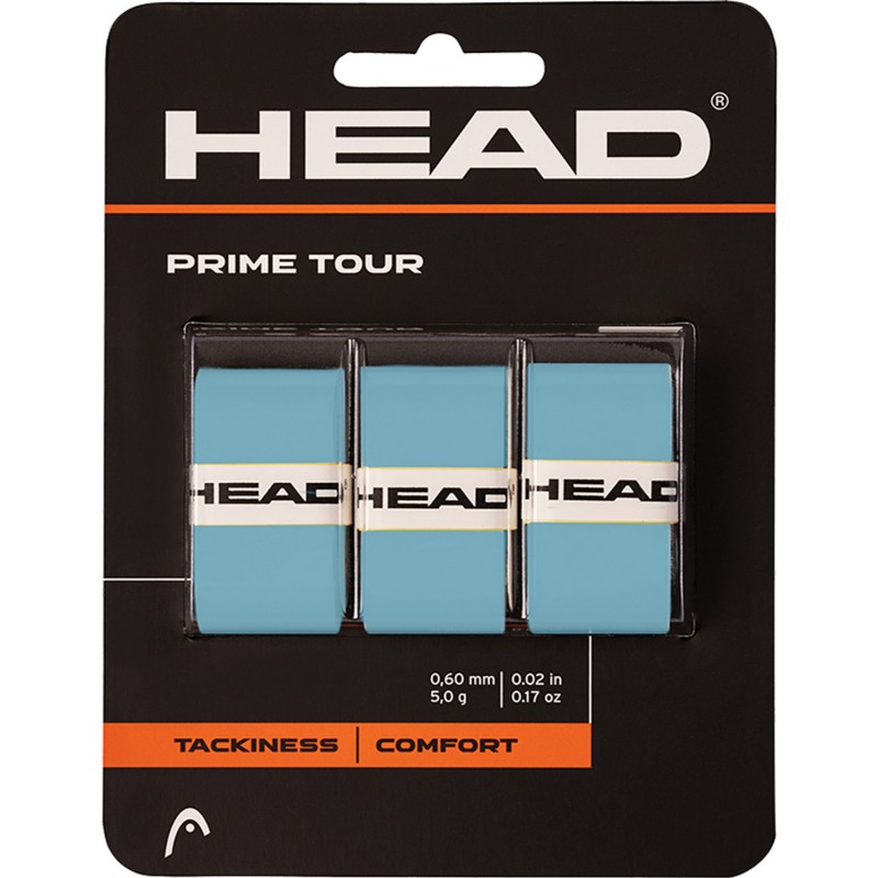 HEAD PRIME TOUR BLAUW 3PACK