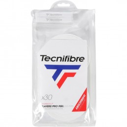 Tecnifibre PRO PLAYERS Overgrip 30 Pack WIT
