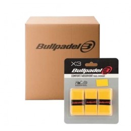 BULL PADEL GB-1201 023 COMFORT/ABSORBENT PADEL X12 GEEL