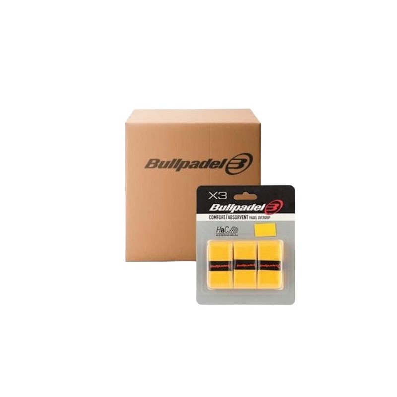 BULL PADEL GB-1201 023 COMFORT/ABSORBENT PADEL X12 GEEL