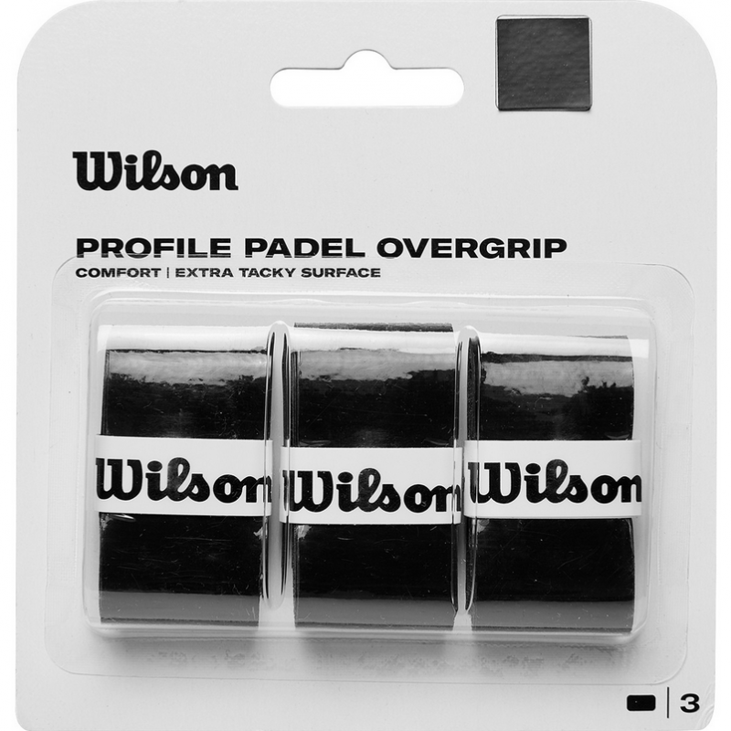 WILSON PROFILE PADEL OVERGRIP ZWART