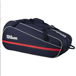 WILSON TEAM 6 BAG '25 BLAUW