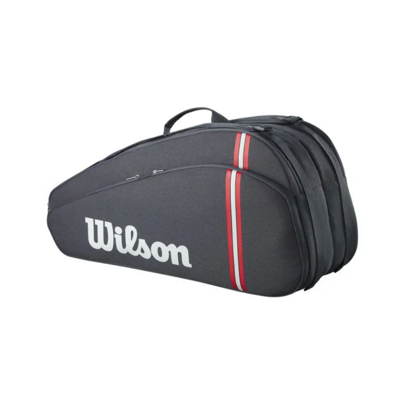 WILSON TOUR 6 BAG ZWART '25