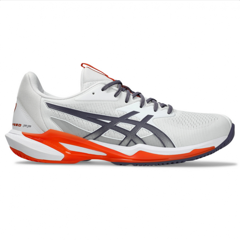 ASICS SOLUTION SPEED FF 2 CLAY HEREN WIT/ORANJE