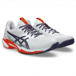 ASICS SOLUTION SPEED FF 2 CLAY HEREN WIT/ORANJE