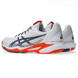 ASICS SOLUTION SPEED FF 2 CLAY HEREN WIT/ORANJE