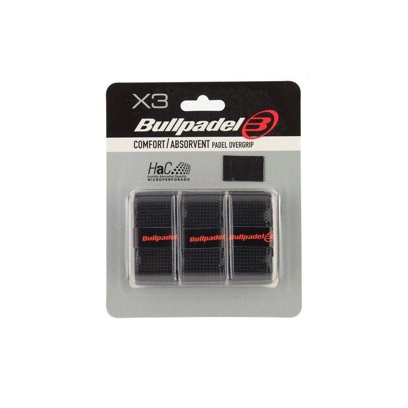 BULL PADEL COMFORT/ABSORBENT PADEL ZWART