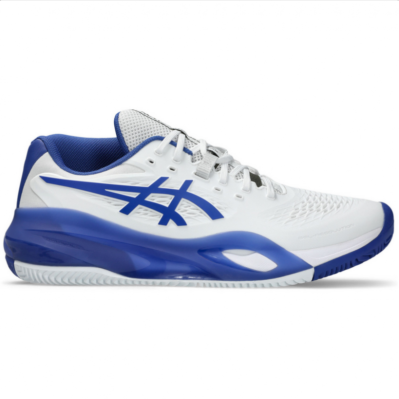 ASICS GEL-RESOLUTION X CLAY WIT/BLAUW