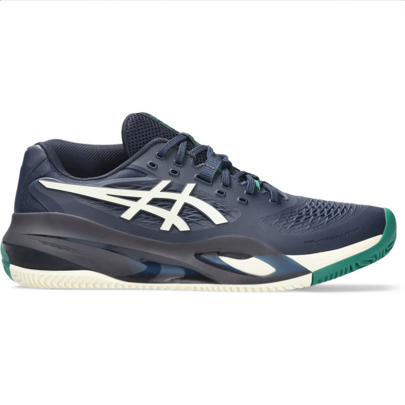ASICS GEL-RESOLUTION X CLAY BLAUW/GROEN
