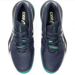 ASICS GEL-RESOLUTION X CLAY BLAUW/GROEN