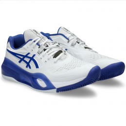 ASICS GEL-RESOLUTION X CLAY WIT/BLAUW