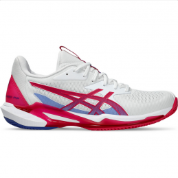 ASICS Solution Speed FF 3 CLAY Dames WIT/ROZE