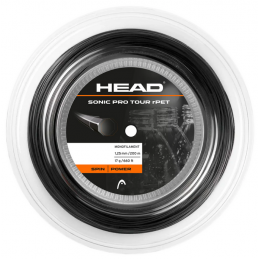HEAD SONIC PRO  TOUR rPET 200M ZWART
