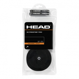 HEAD PRESTIGE PRO OVERGRIP 30 ST. ZWART