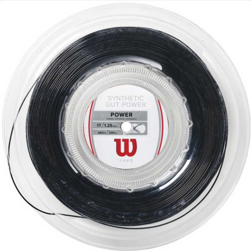 WILSON SYN GUT POWER 200m ZWART