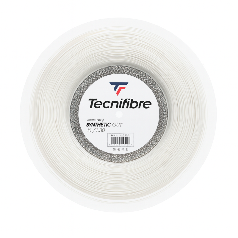 TECNIFIBRE SYNTHETIC GUT 200M WHITE