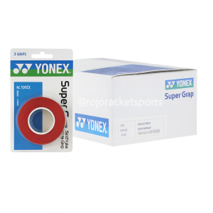 YONEX SUPER GRAP OVERGRIP 10x 3PACK ROOD