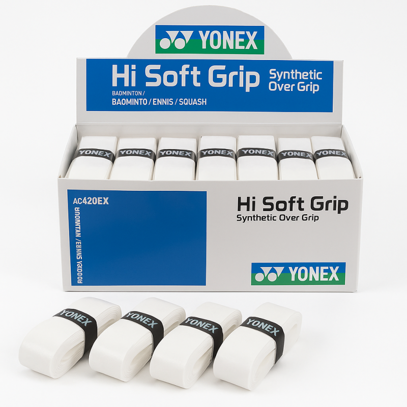 YONEX HI SOFT BASIS GRIP 24 STUKS WIT