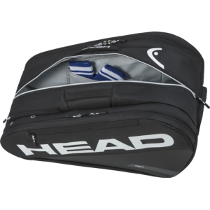 HEAD TOUR L PADEL RACKETBAG ZWART