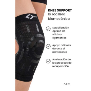FLOKY KNEE SUPPORT LINKS ZWART