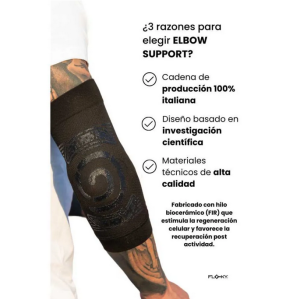 FLOKY ELBOW SUPPORT ZWART
