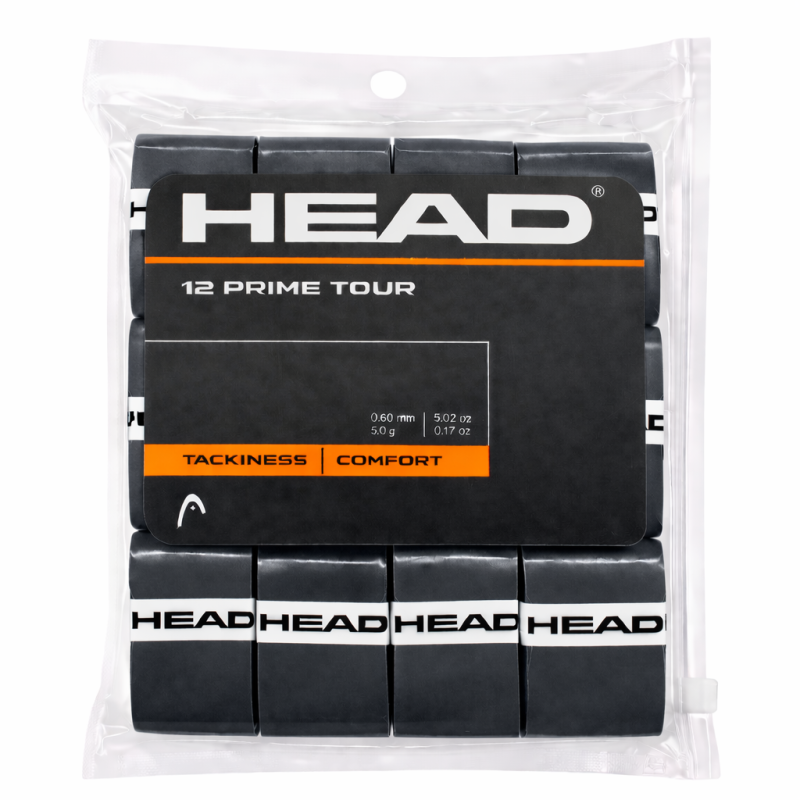 HEAD PRIME TOUR ZWART 12 PACK