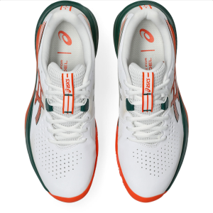ASICS Gel-Challenger 15 Padel Heren WIT/ORANJE/GROEN