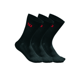 Wilson Tennissokken  3 PACK ZWART