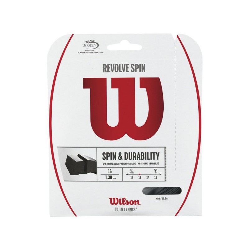 WILSON REVOLVE SPIN ZWART SET