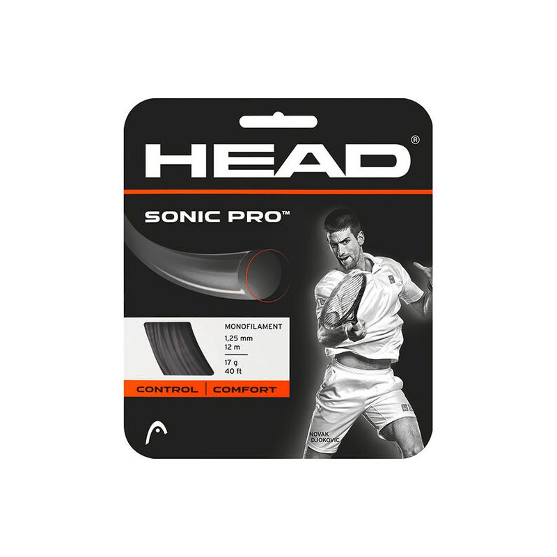 HEAD SONIC PRO ZWART SET