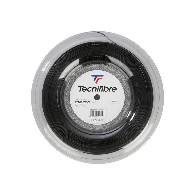 TECNIFIBRE SYNTHETIC GUT 200m ZWART