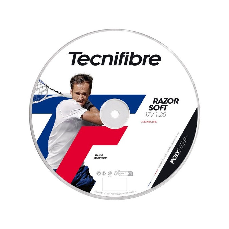 TECNIFIBRE RAZOR code SOFT 200m Antraciet